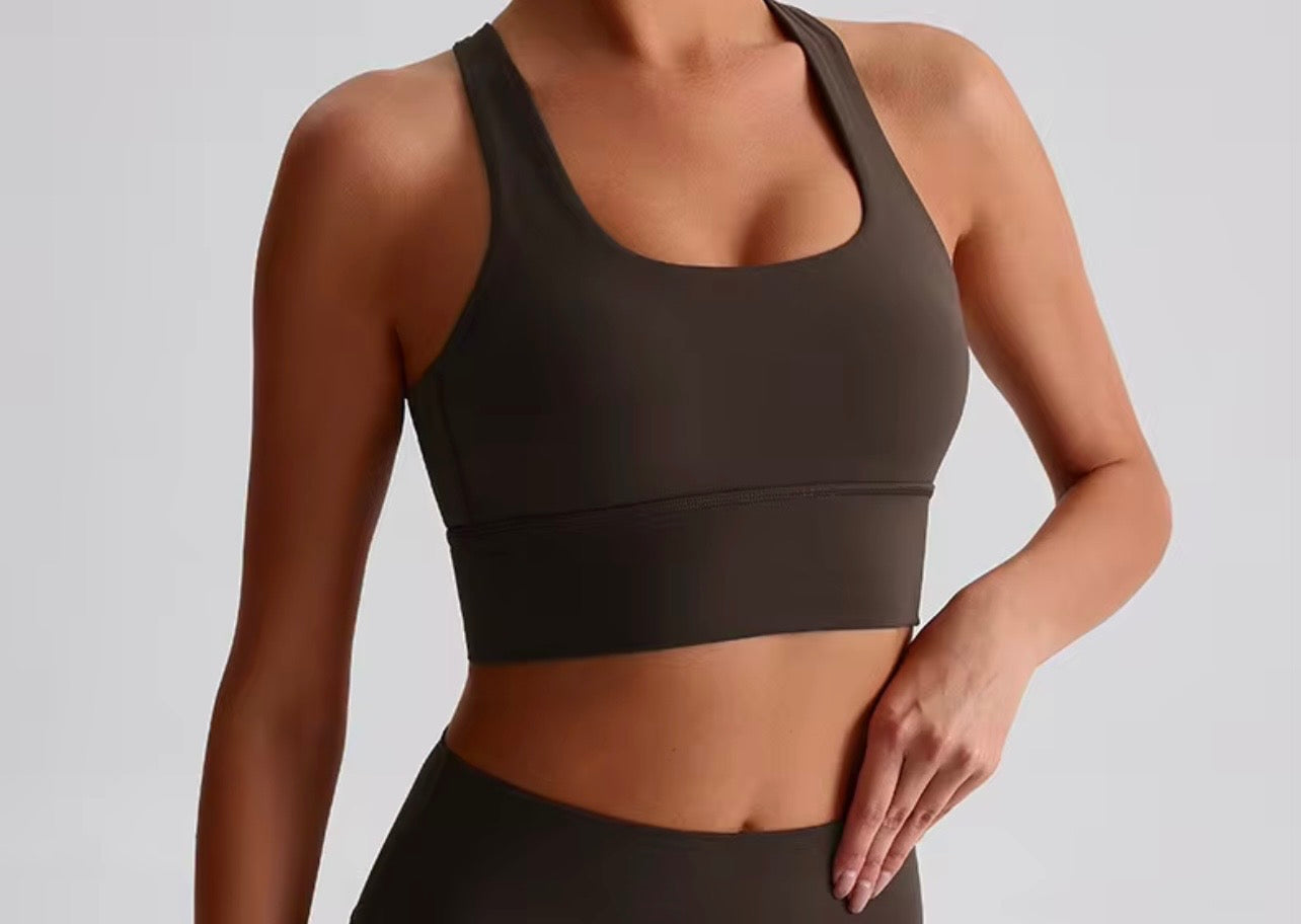Reset 2026 crossback longline bra (same fabric as Energy series)