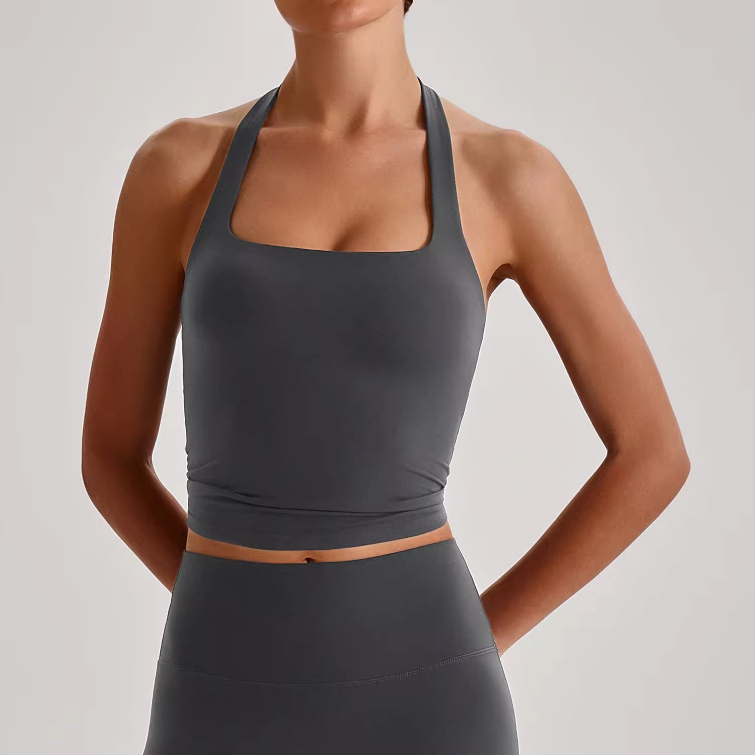 Reine 2026 Halterneck padded tank top (same fabric as Elite series)