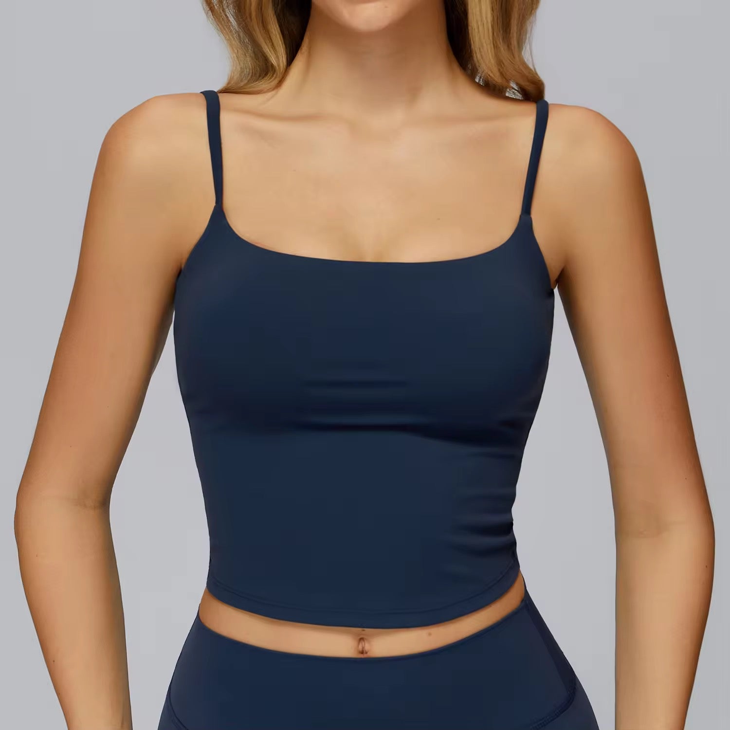 2026 Everyday spaghetti style u neck u back tank top