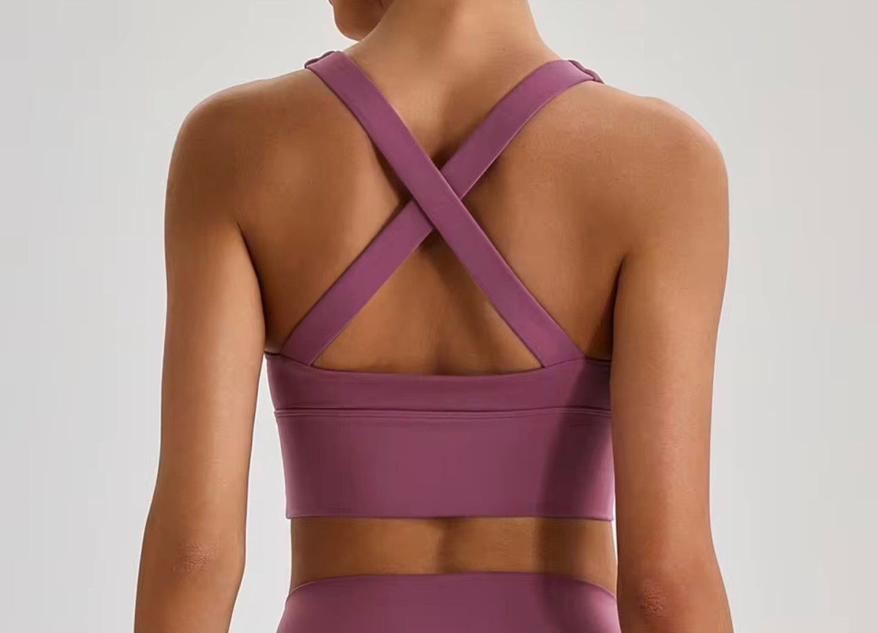 Reine 2026 cross back longline bra (same fabric as Elite series)