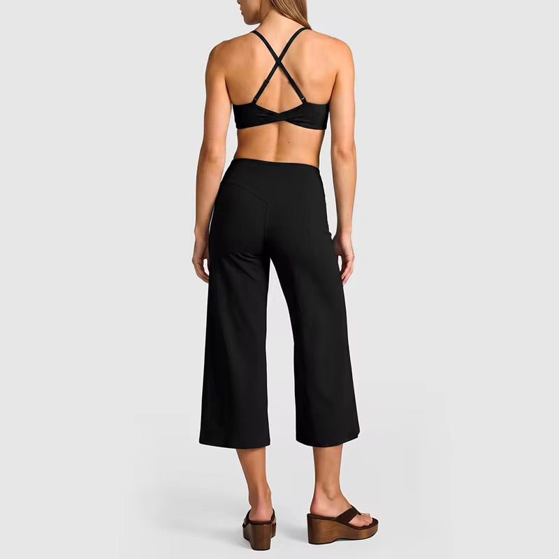 2026 Everyday cross back bra flare set