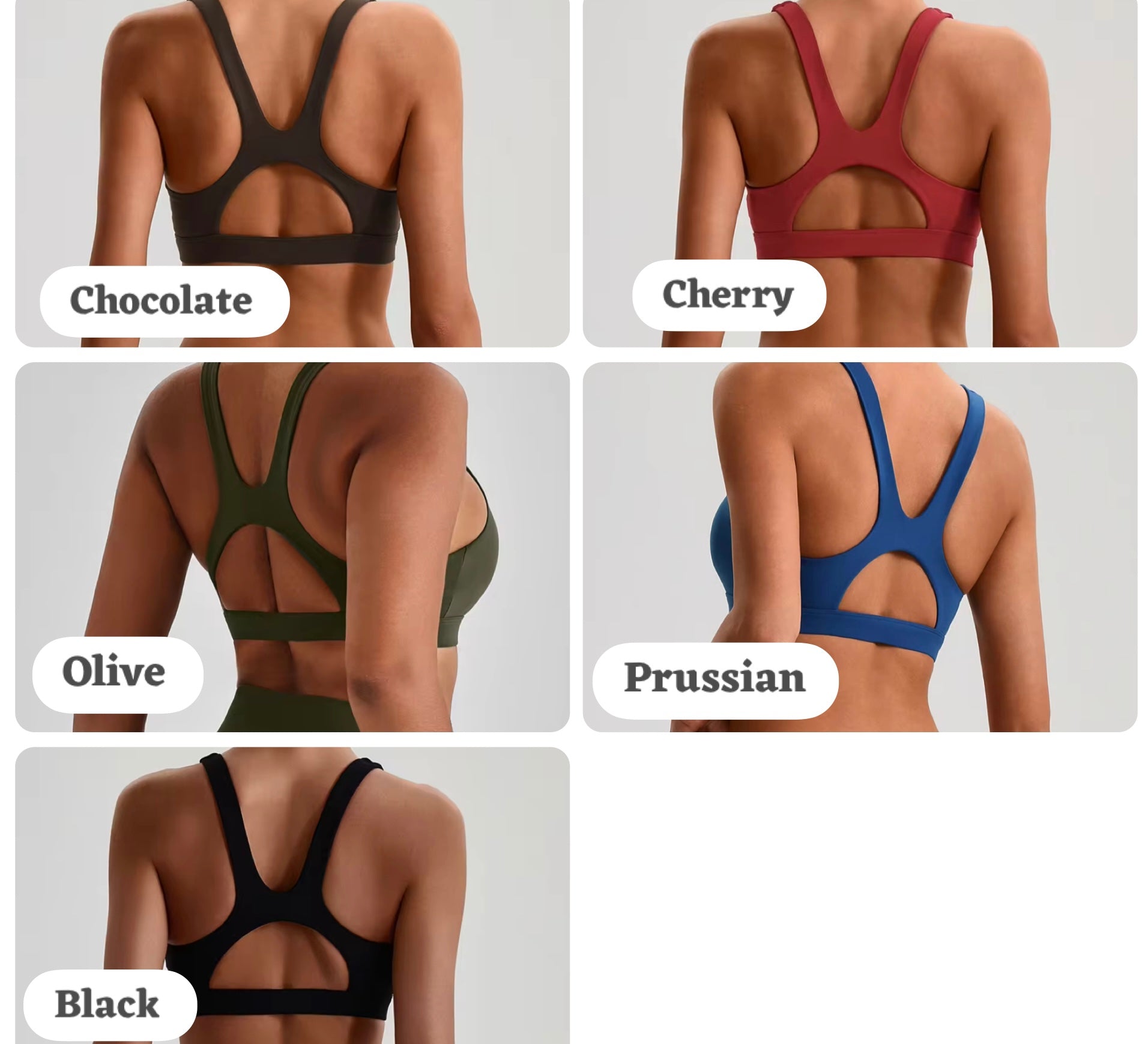 Reset 2026 hollow out midline bra (same fabric as Energy series)