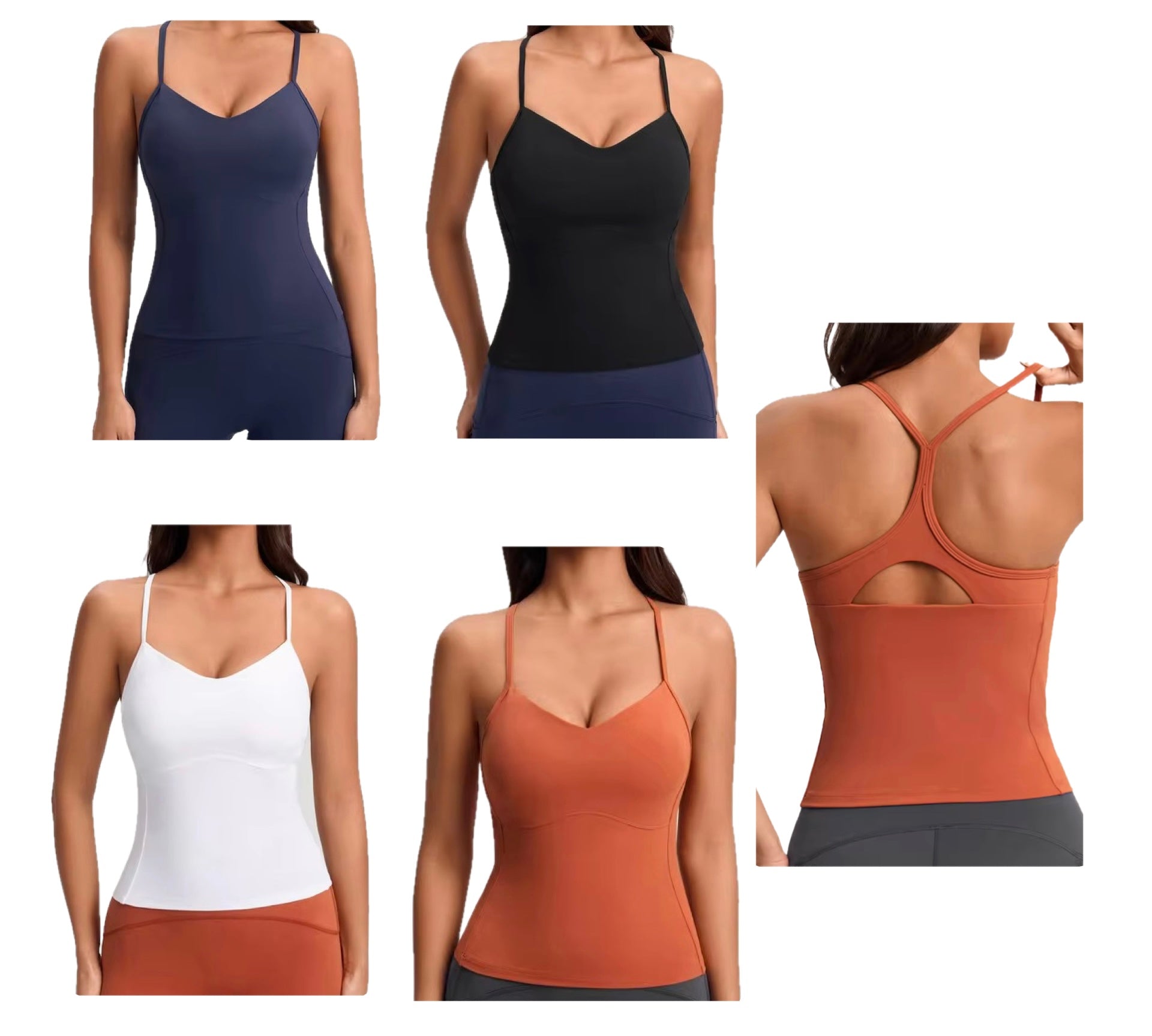 2026 Everyday full length tank top (removable cup padding)