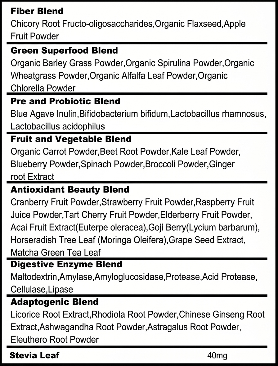 Supergreens (pineapple flavoured)