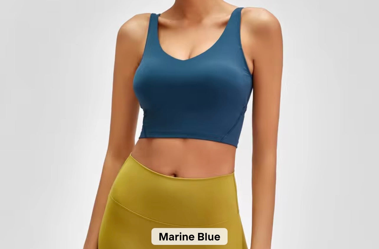 2026 Everyday v neck padded tank top (indicate in notes the colour you want to preorder) - 37 colours