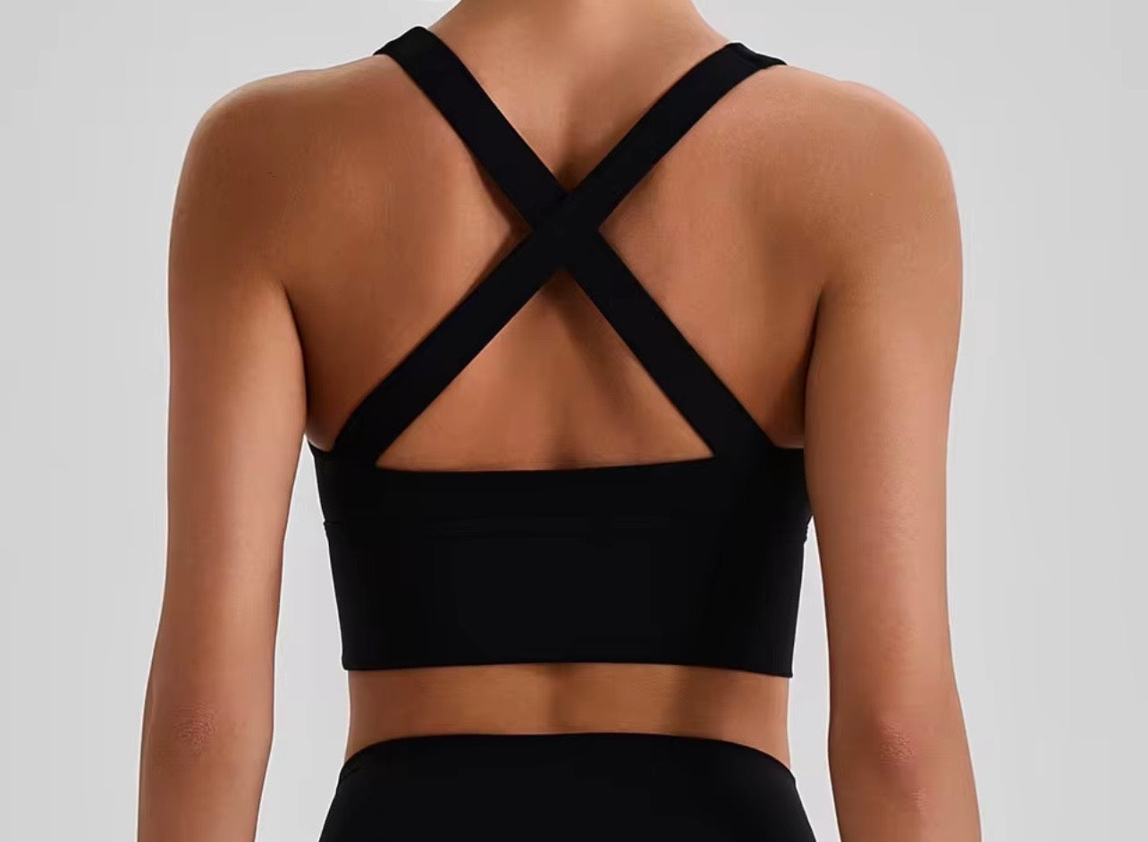 Reine 2026 cross back longline bra (same fabric as Elite series)
