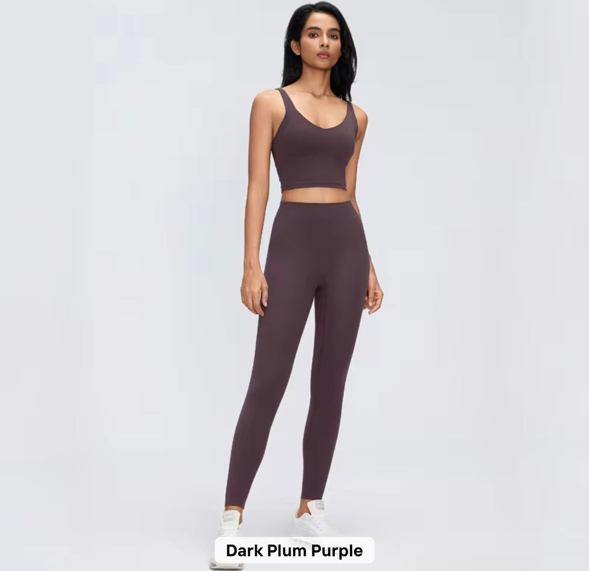 2026 Everyday padded v neck fixed padding top leggings set (27 colours) add notes for the colour you want