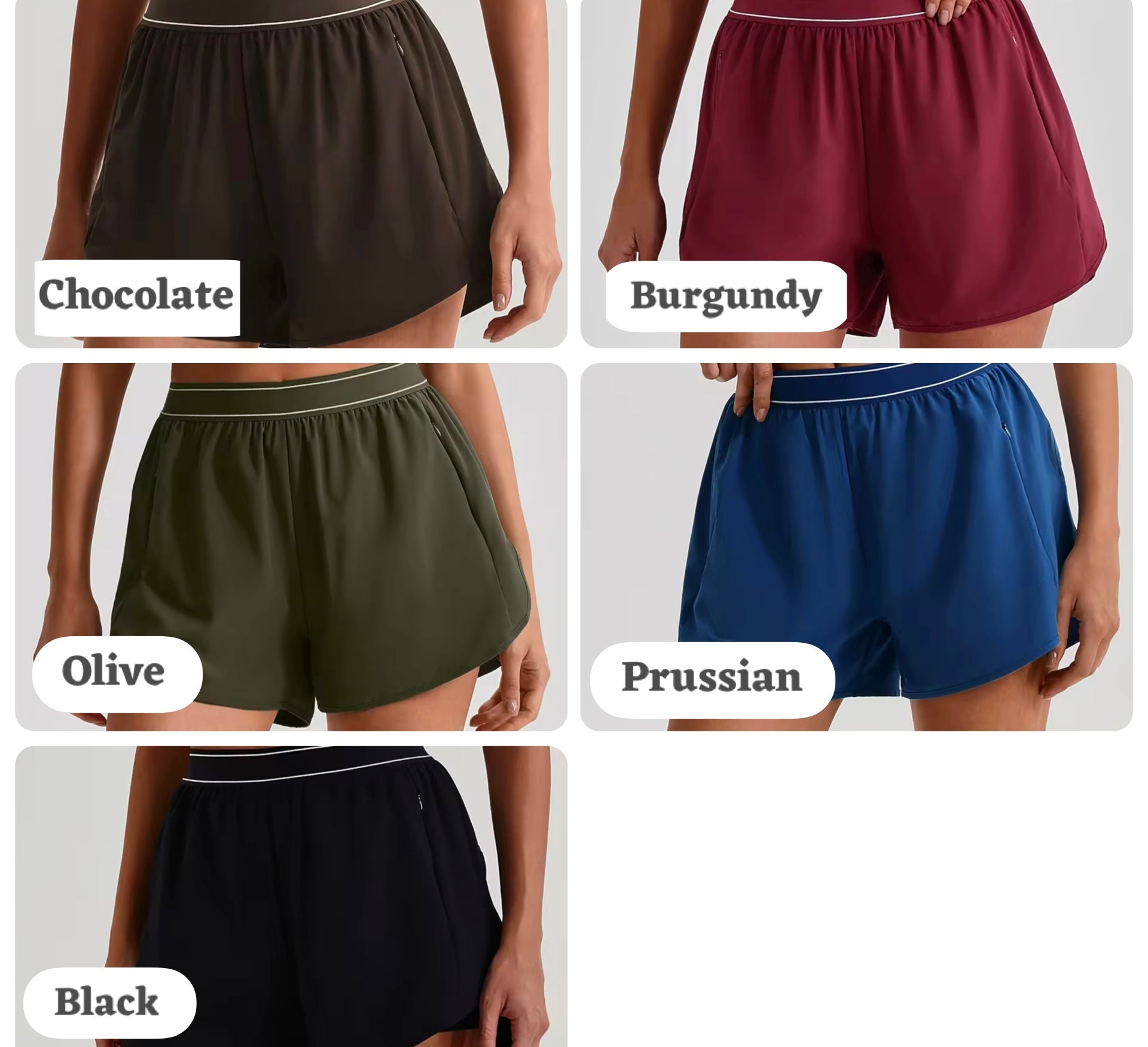 Reset 2026 running shorts (same fabric as Energy series)