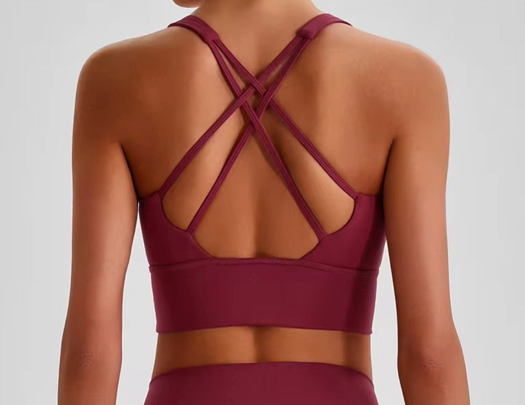 Reset 2026 crossback longline bra (same fabric as Energy series)