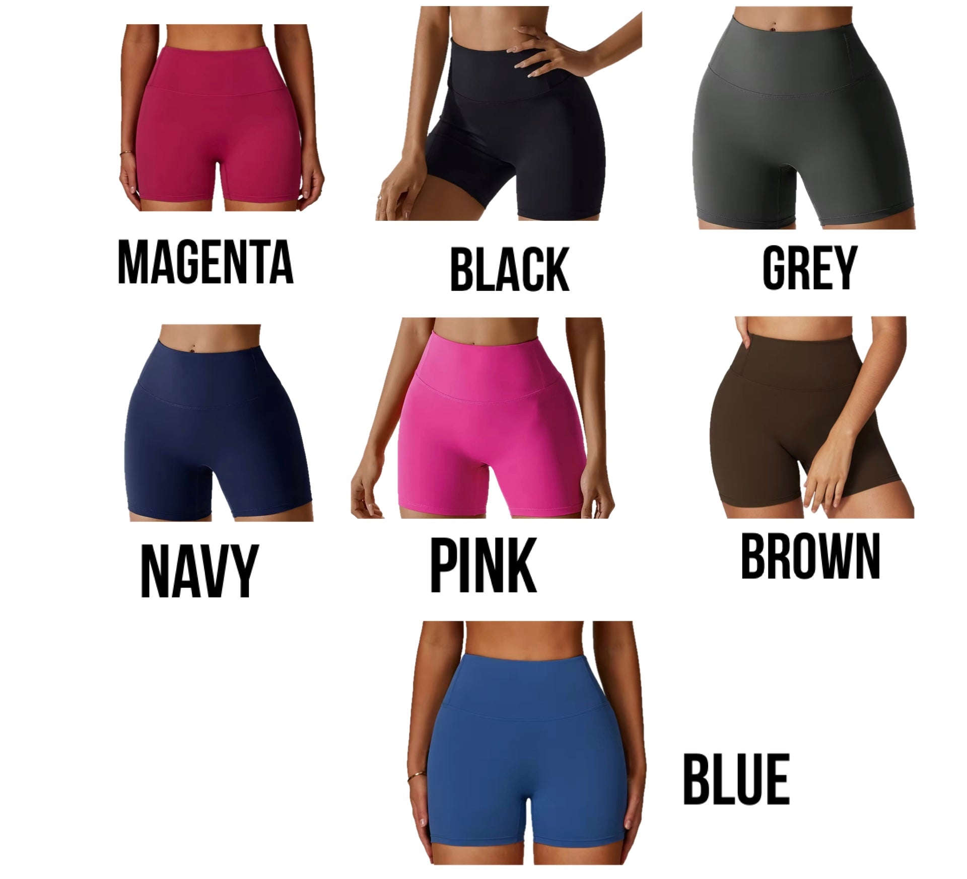 2026 Everyday invisible scrunch shorts(S-XL) 4 inch inseam