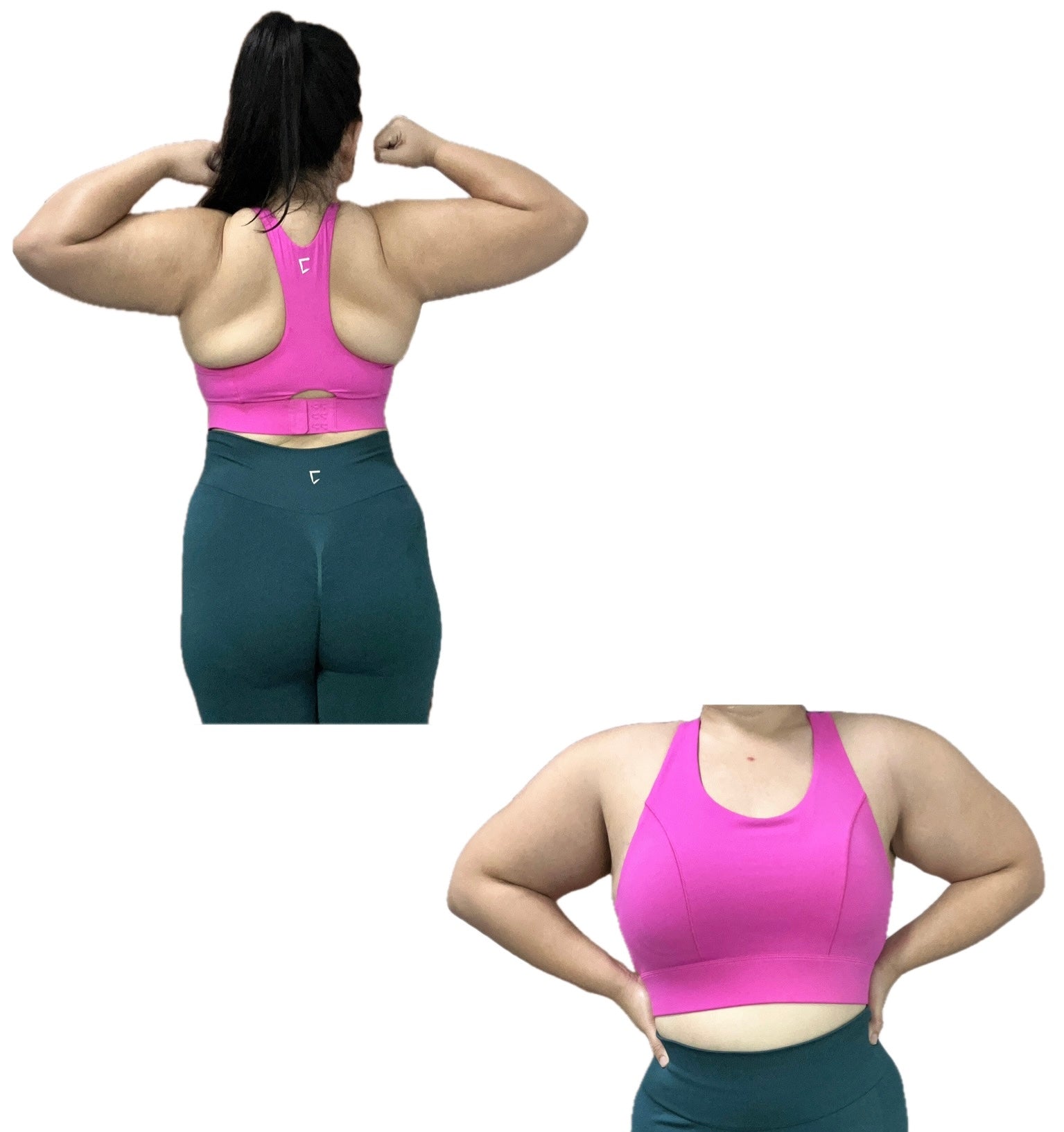 Everyday racerback high support clasp built in padding bra