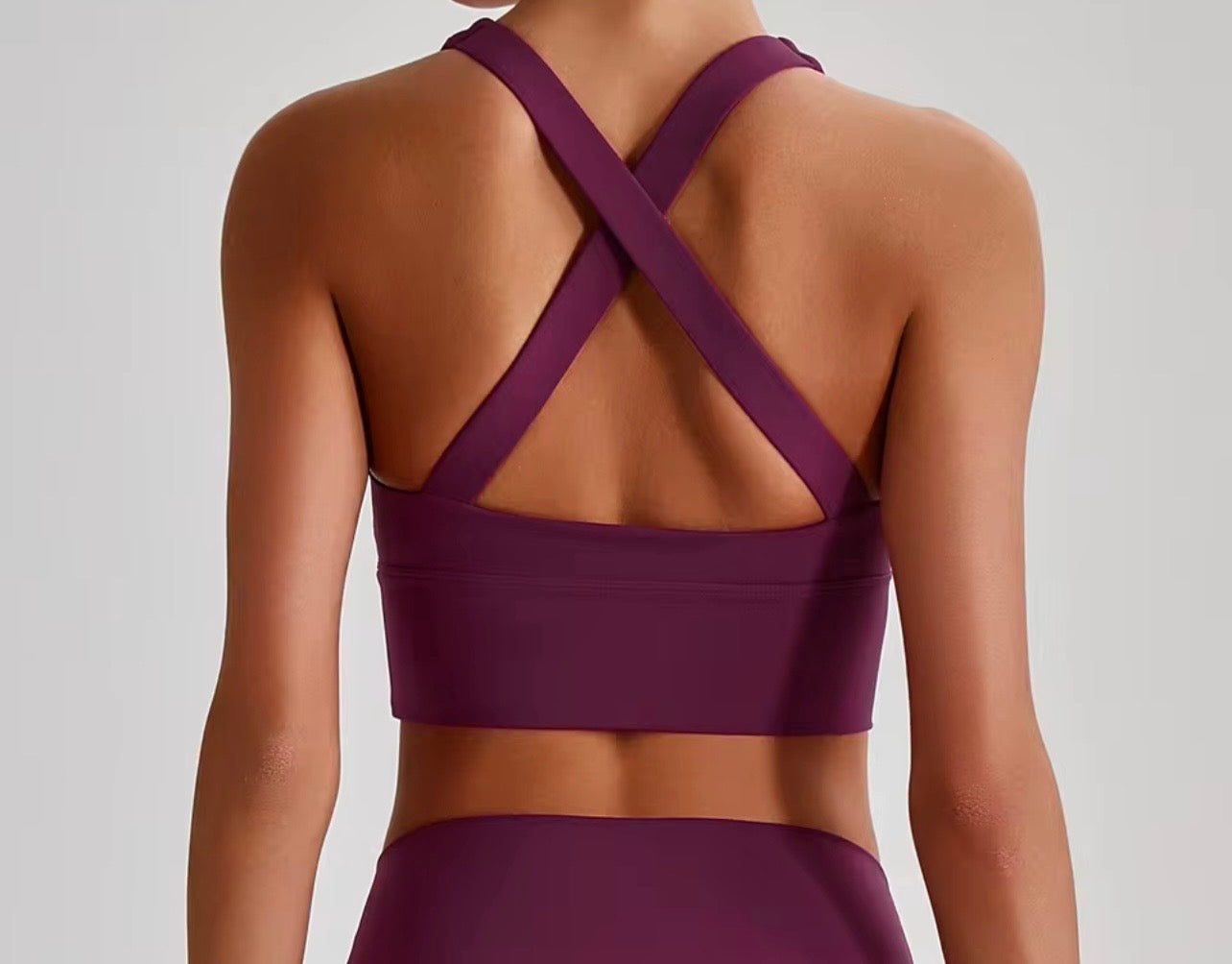 Reine 2026 cross back longline bra (same fabric as Elite series)
