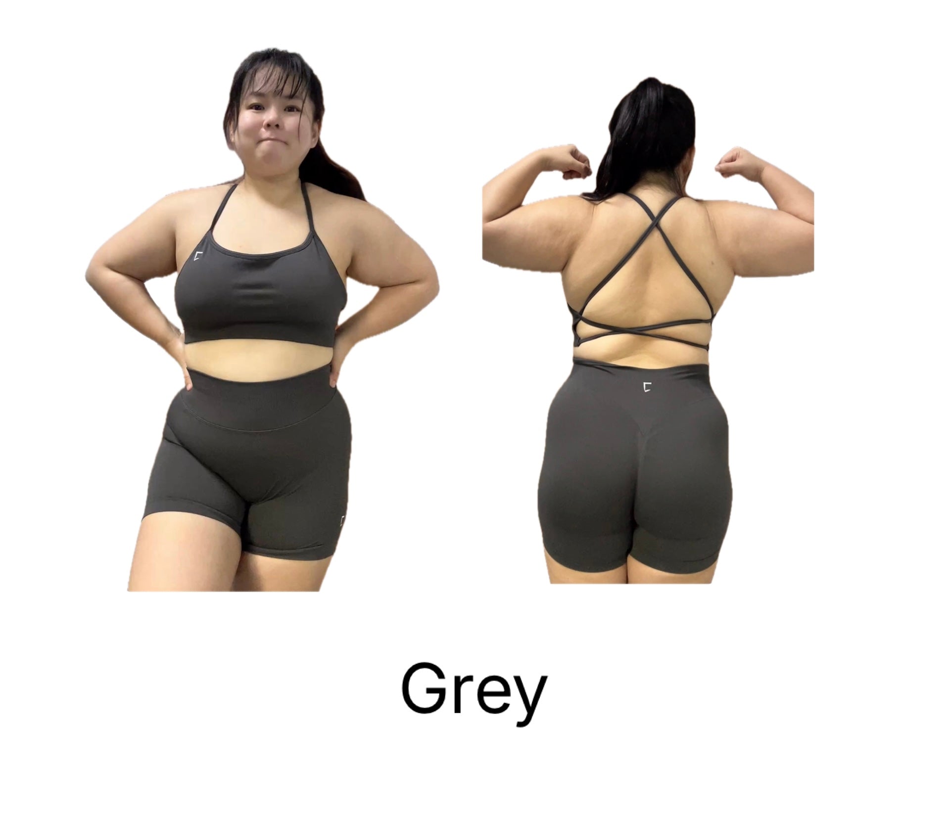 2026 Energy crossback scrunch shorts/leggings set