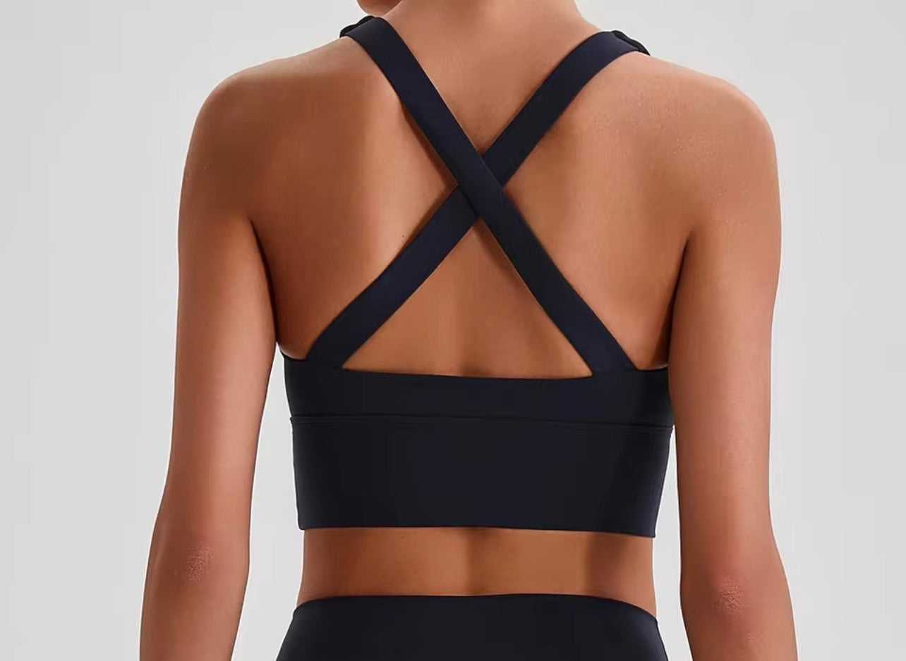Reine 2026 cross back longline bra (same fabric as Elite series)