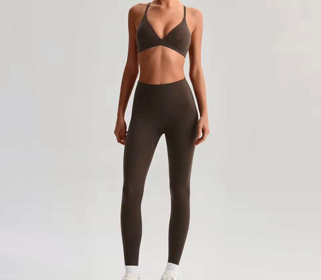 Reset 2026 v neck midline bra leggings set (same fabric as Energy series)