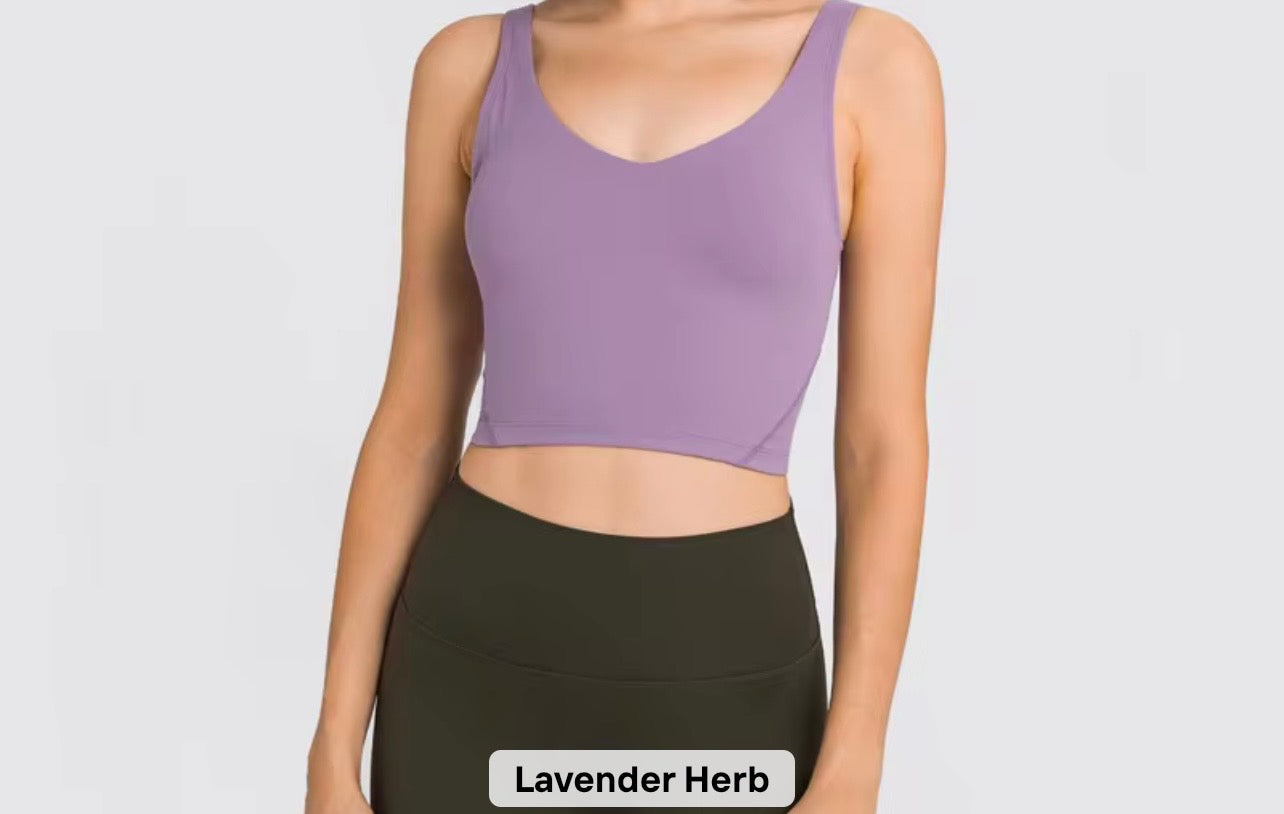 2026 Everyday padded v neck tank top comes in 37 colours (dm me to let me know which colour you would like to get)