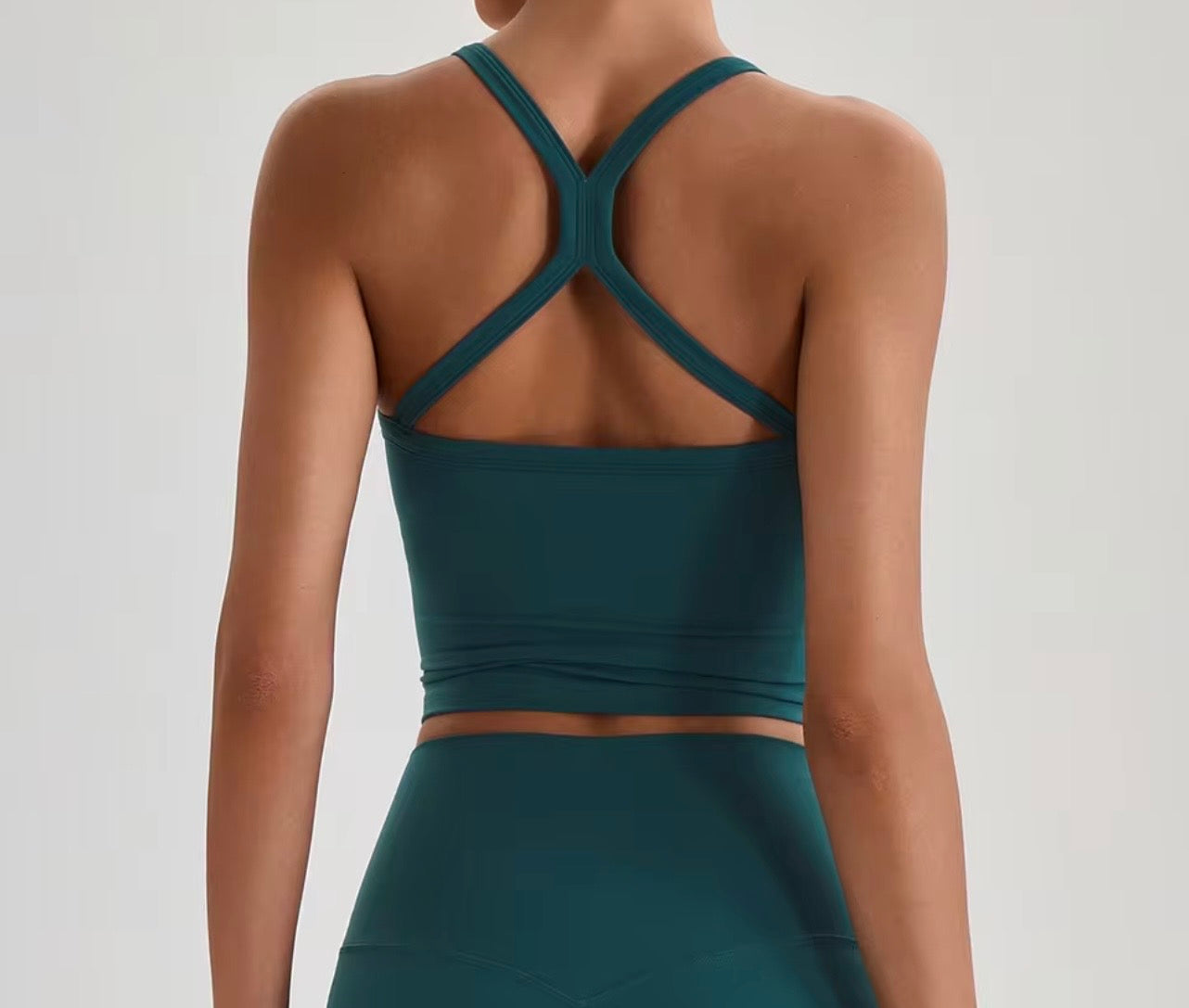 Reine 2026 cross back padded tank top (same fabric as Elite series)