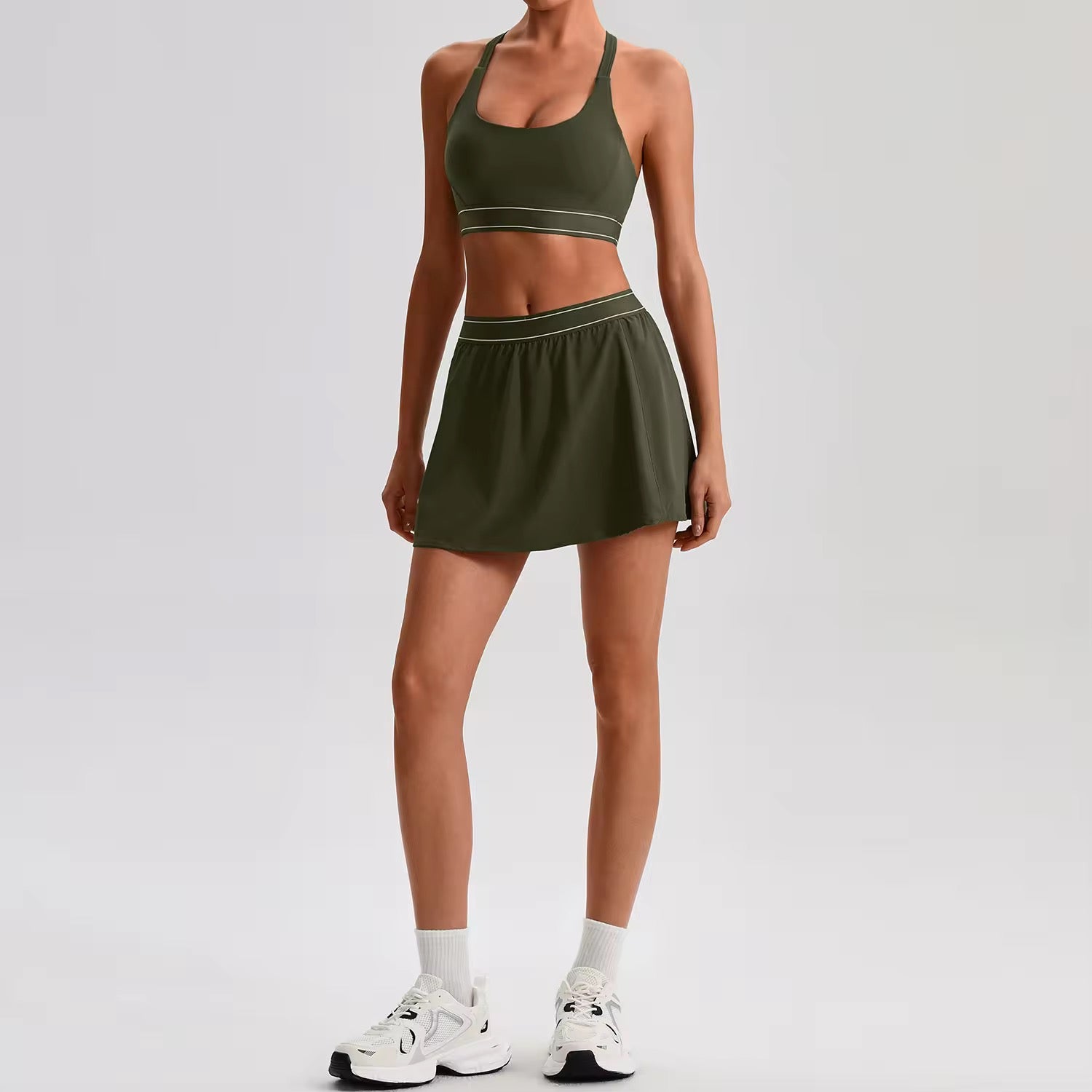Reset 2026 midline bra skorts set (same fabric as Energy series)