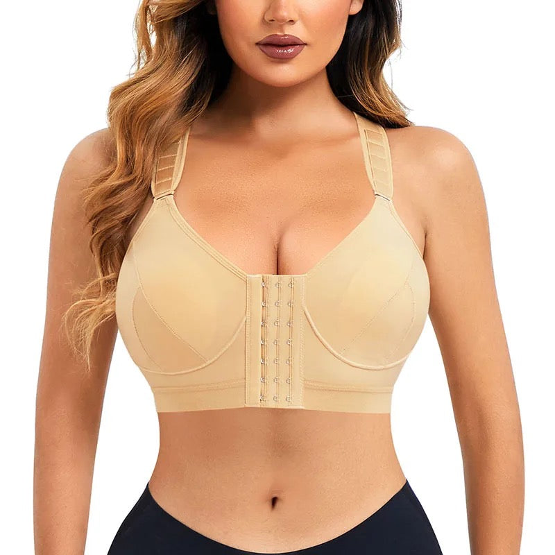 Everyday front clasp adjustable shoulder strap padded bras (post partum, post surgery, daily use)