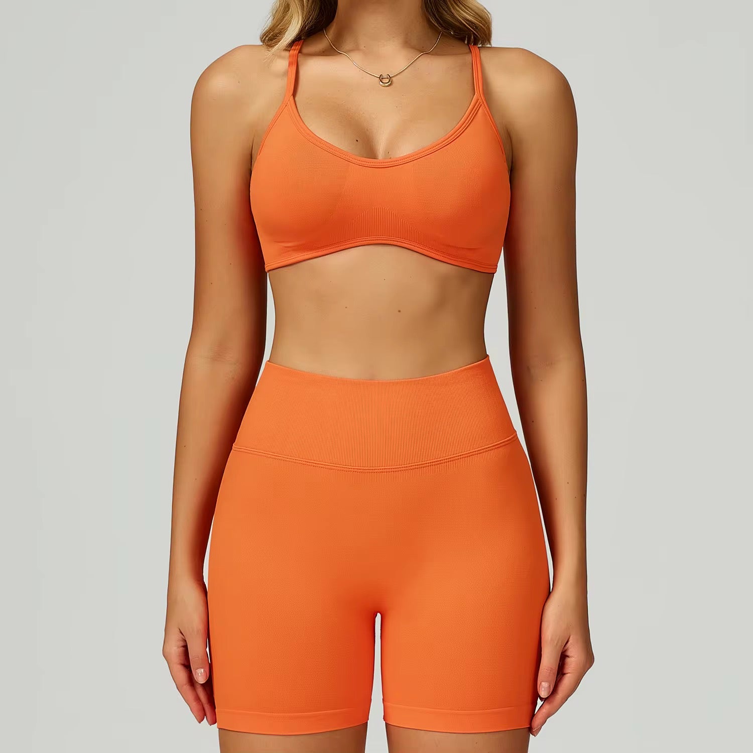 2025 Energy classic scrunch shorts/leggings adjustable strap bra set