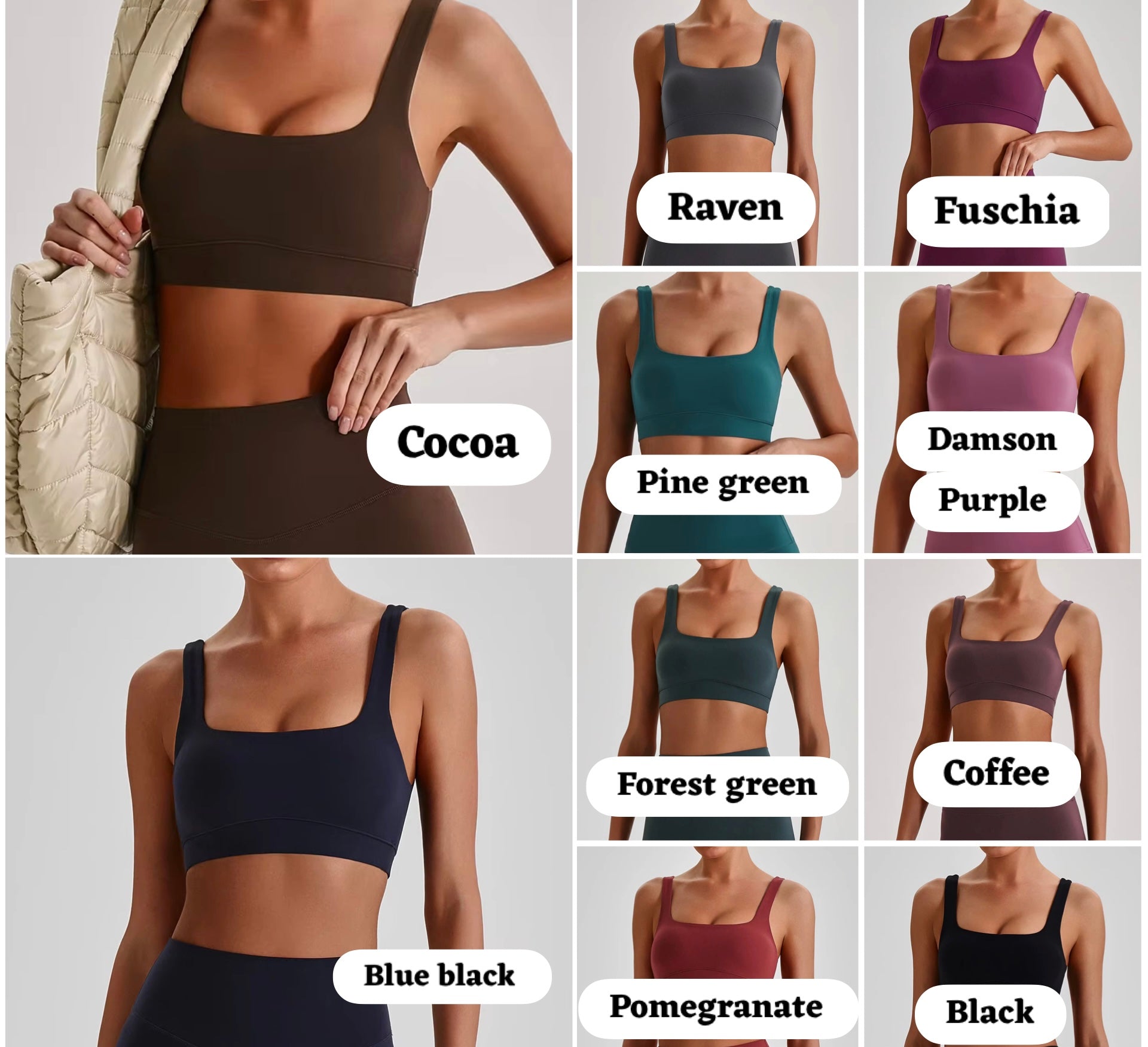 Reine 2026 u back u neck bra (same fabric as Elite series)