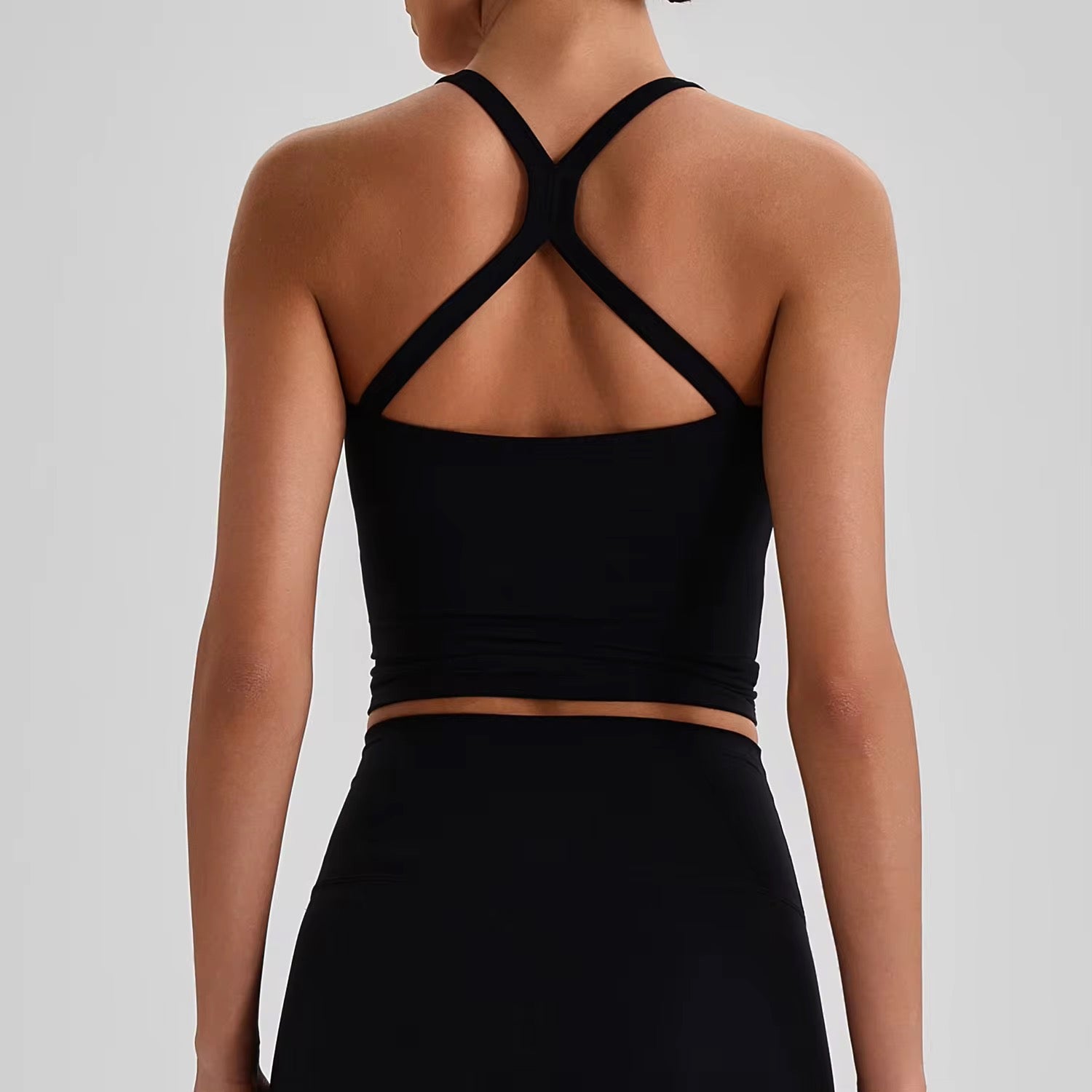 Reine 2026 cross back padded tank top (same fabric as Elite series)