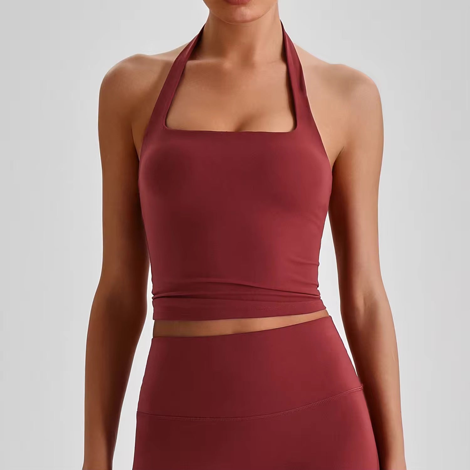 Reine 2026 Halterneck padded tank top (same fabric as Elite series)