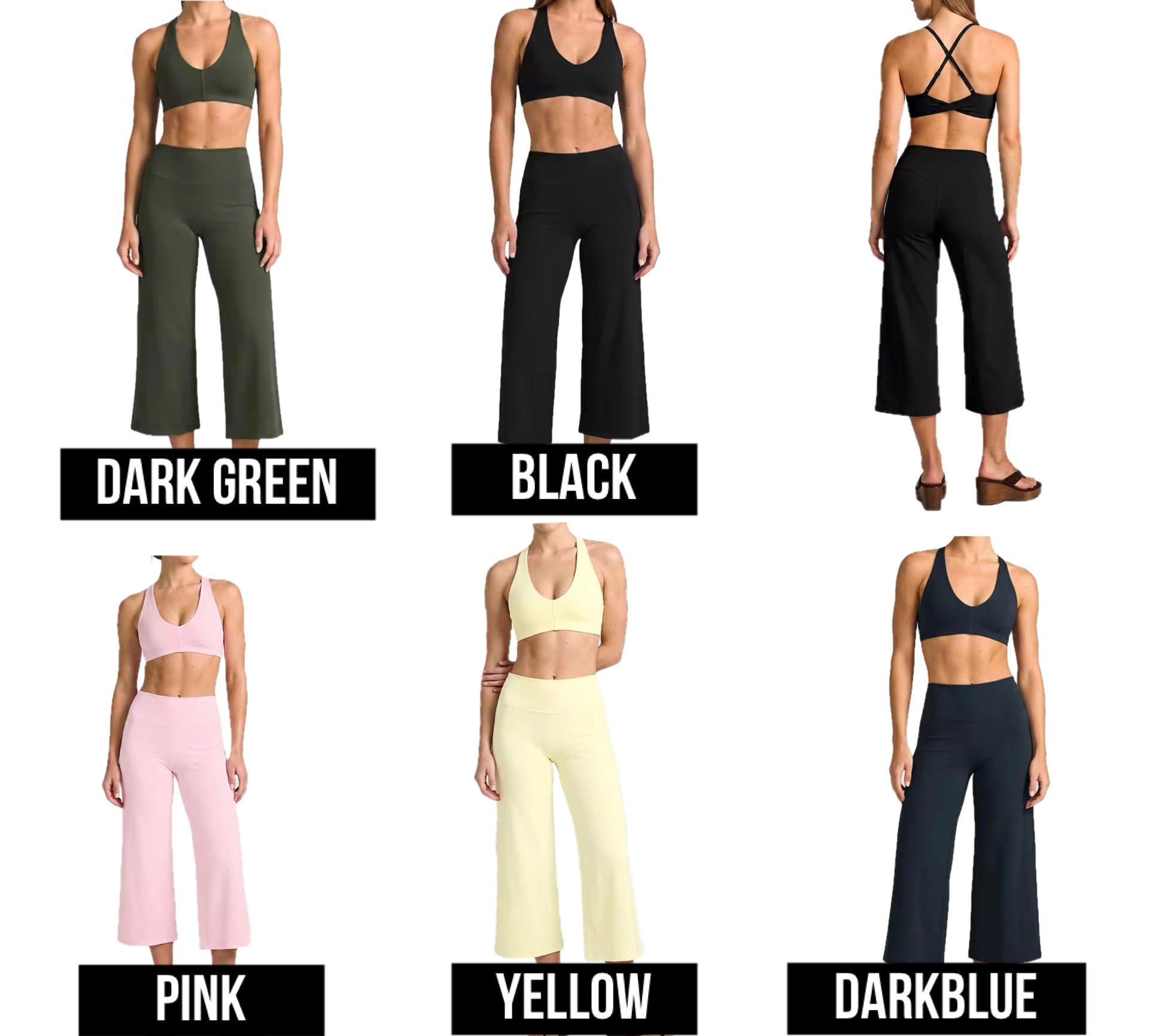 2026 Everyday cross back bra flare set