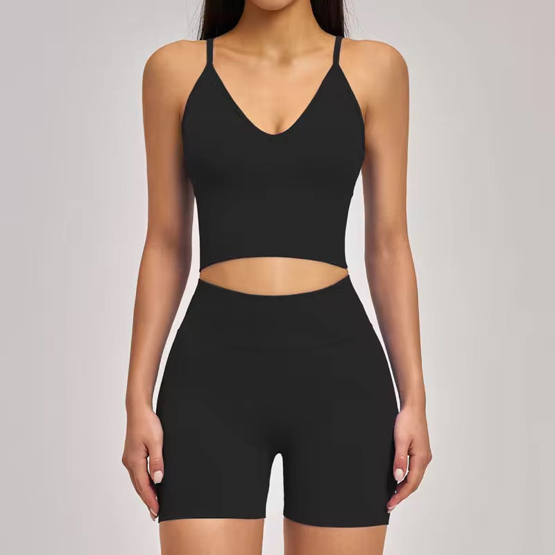 Embrace 2026 bra and scrunch seamless shorts set