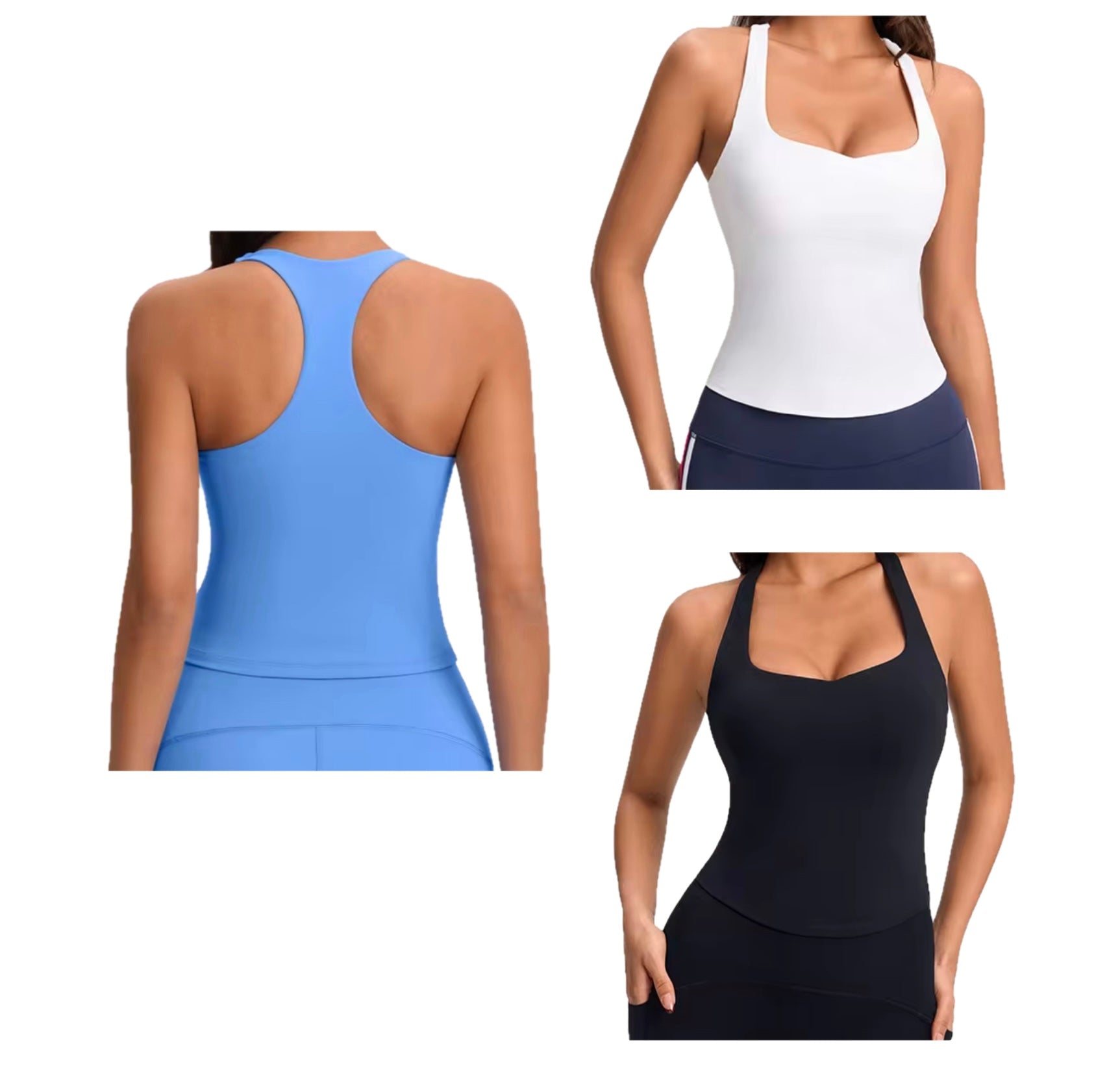 2026 Everyday Racerback tank top (removable cup padding)