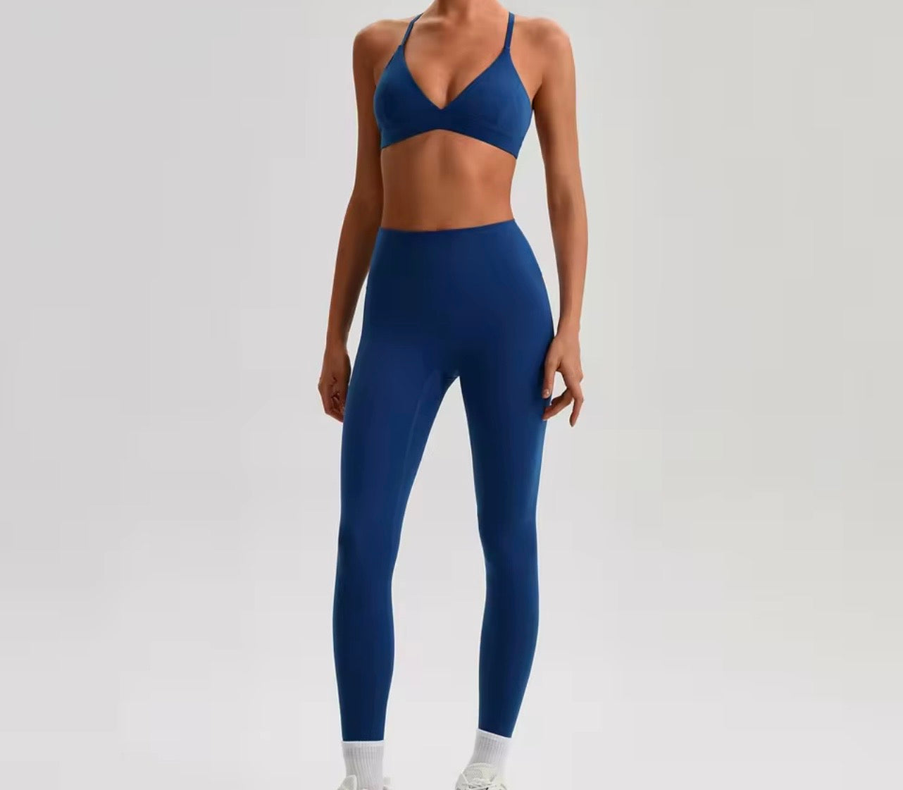 Reset 2026 v neck midline bra leggings set (same fabric as Energy series)