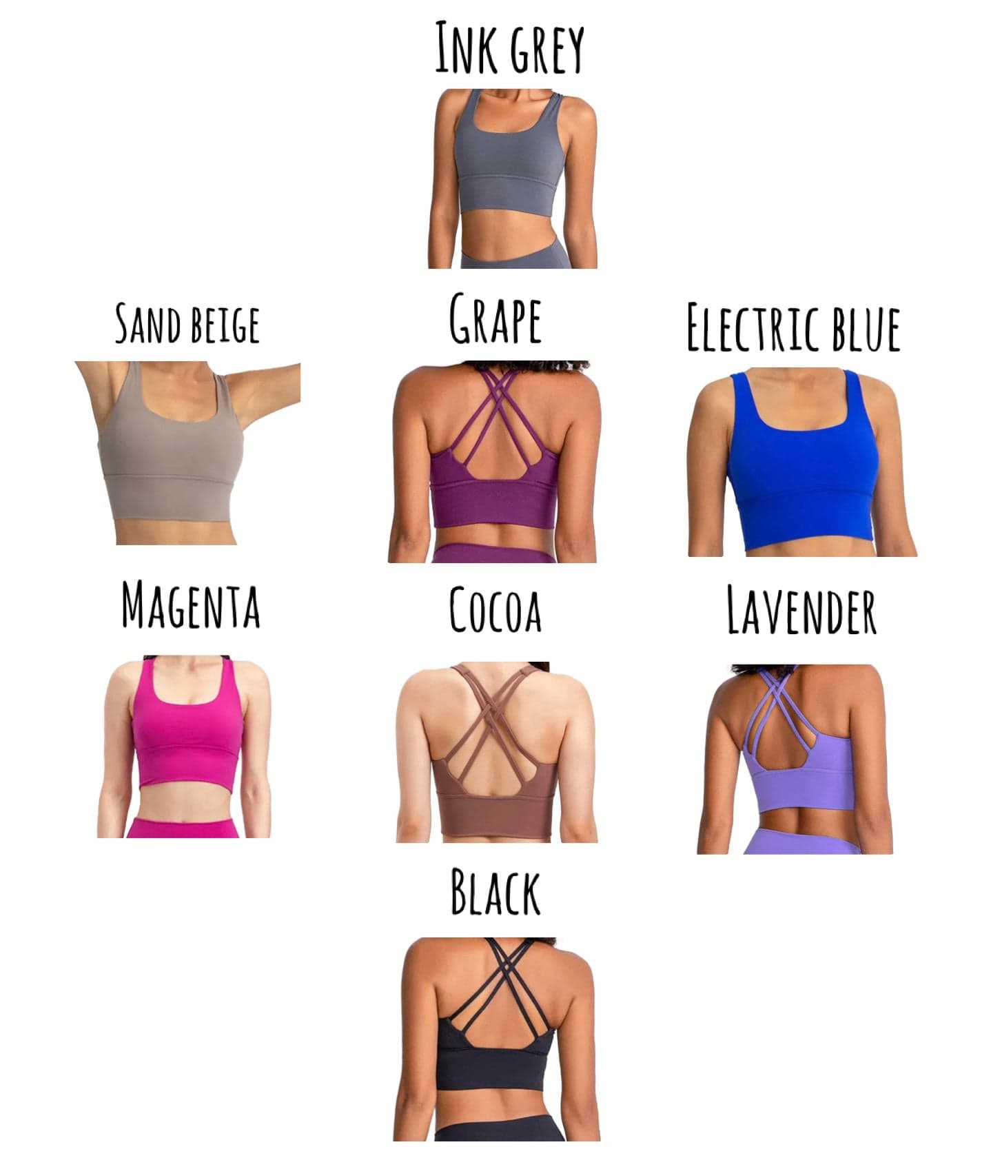 Energy longline bra (can be paired with Energy seamless pocket shorts)