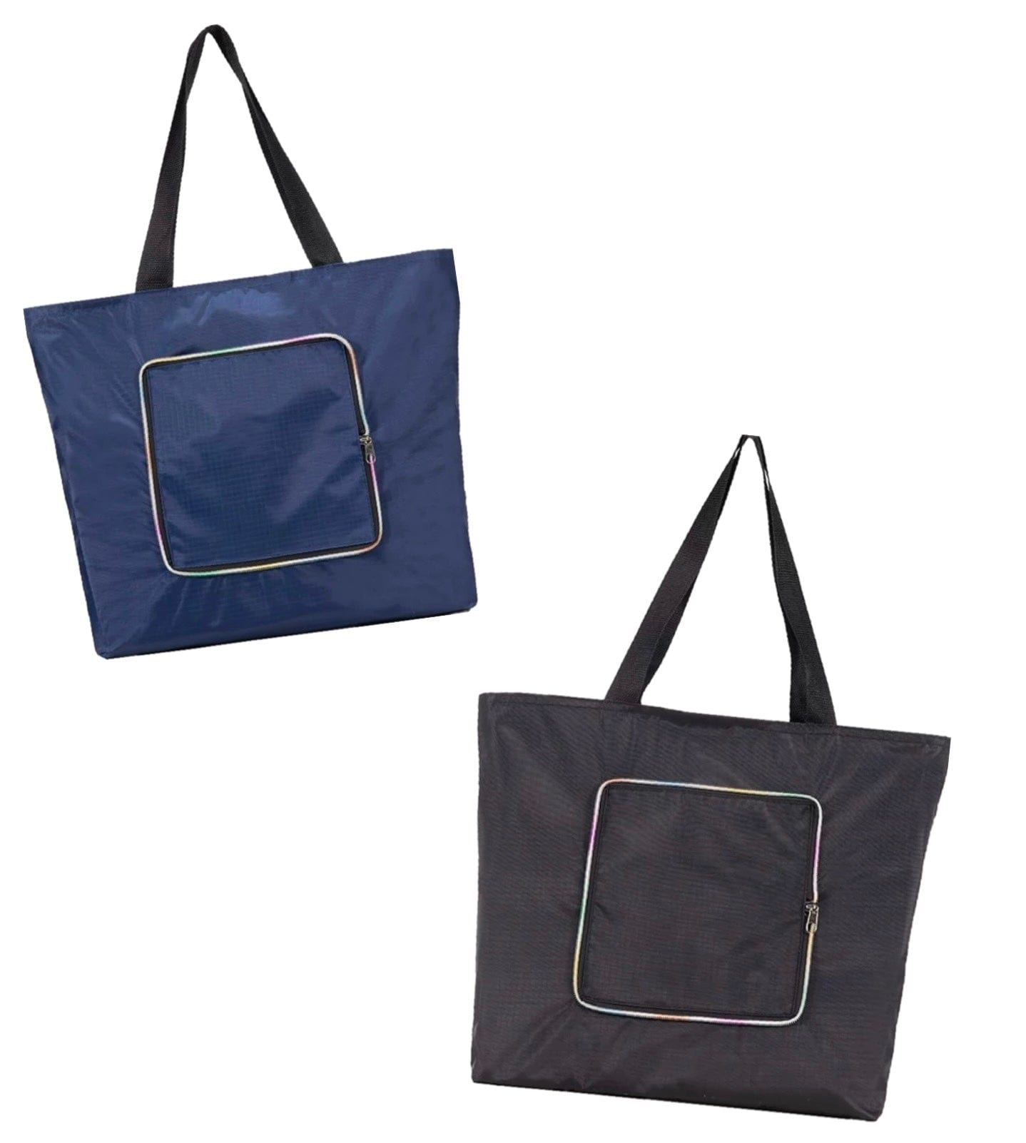 Everyday foldable shopping bag (premium quality, waterproof, zipper)