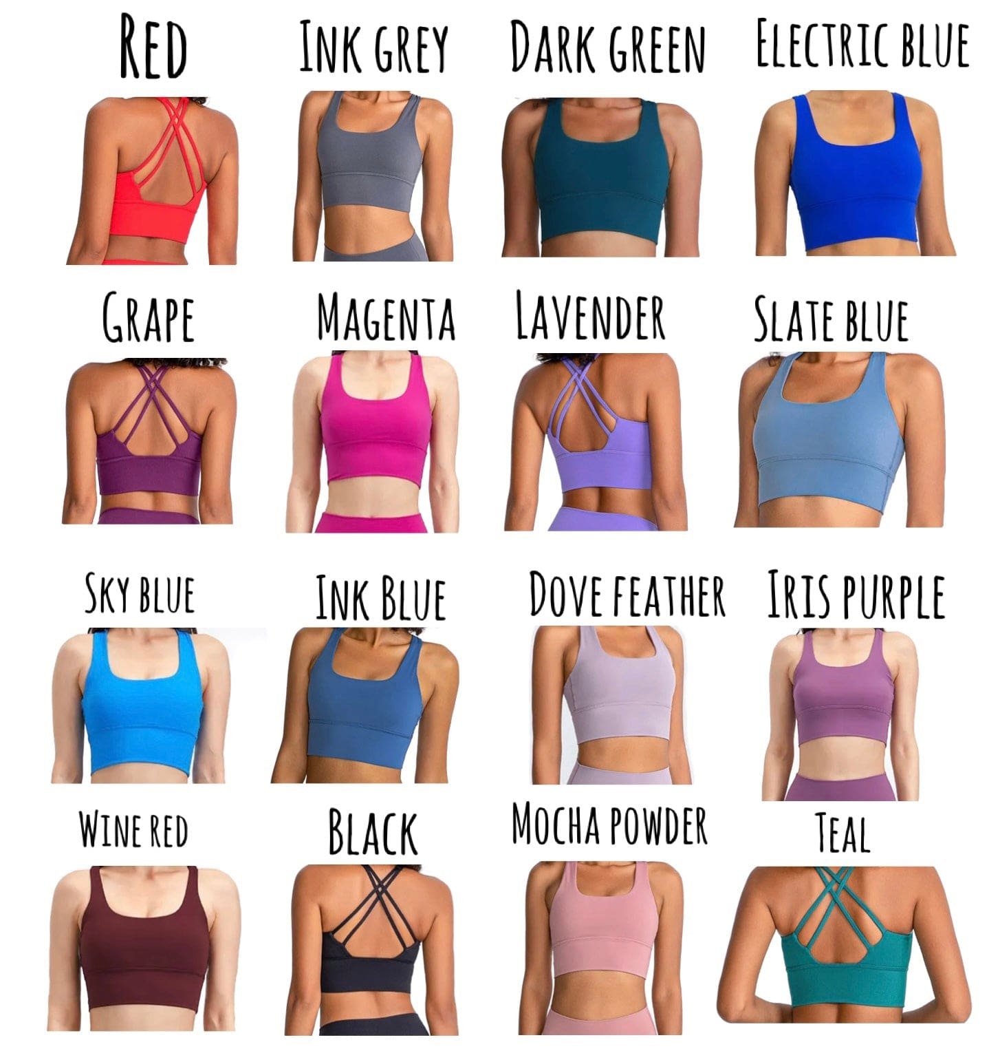 Energy longline bra (can be paired with Energy seamless leggings)