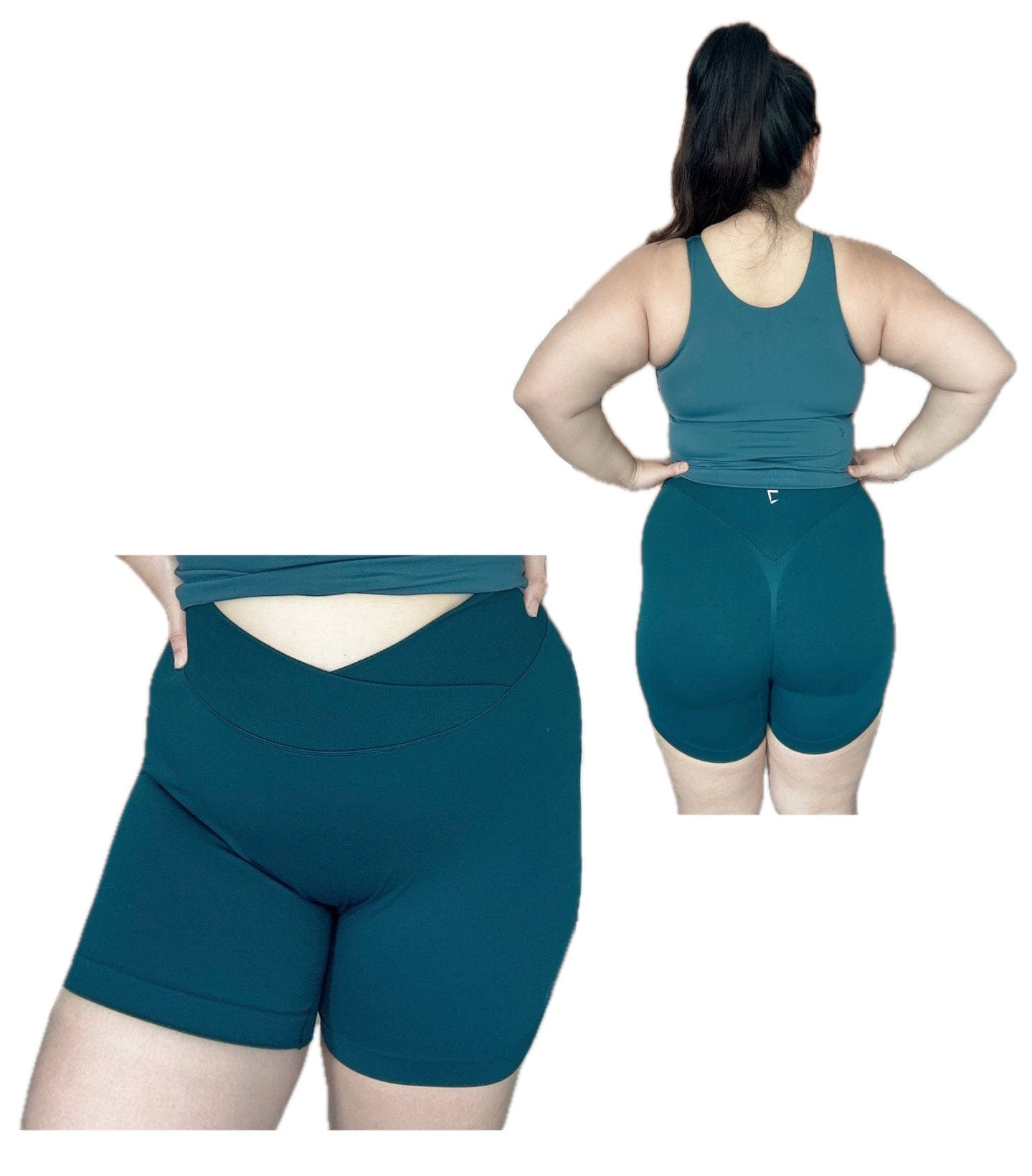 Embrace v3 v waisted butt scrunch seamless shorts (3 inch inseam)