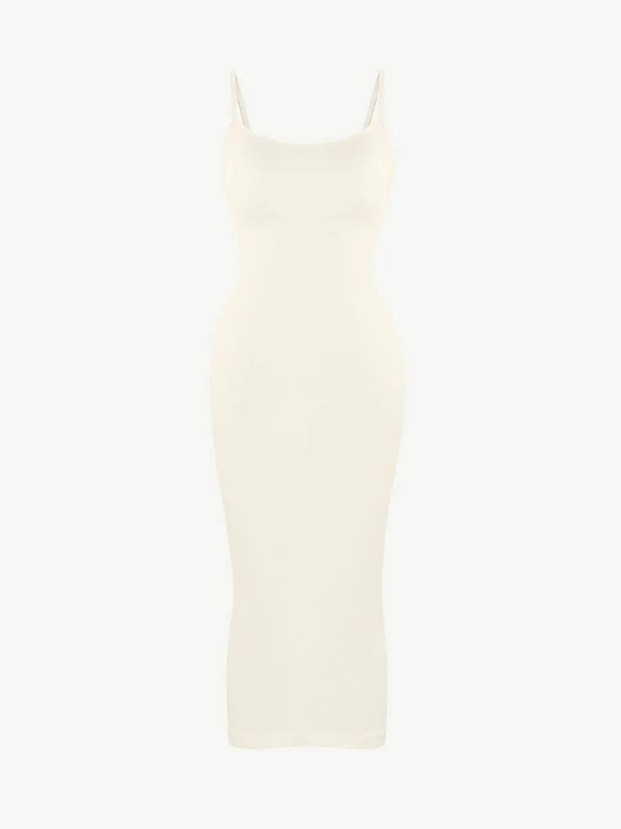 Luxefit Shaper dress (rectangular neck)- spaghetti strap style preorder