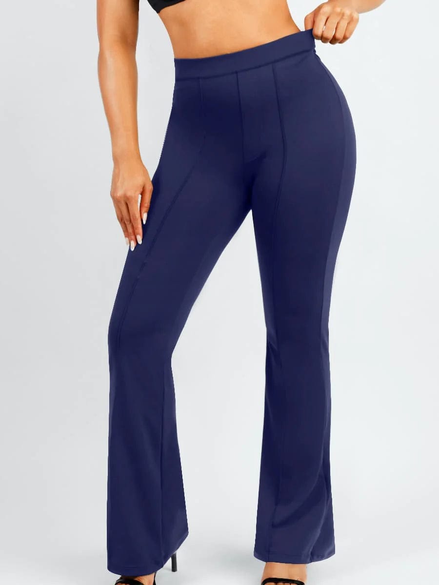 Luxefit High waisted Flare Pants with Built-in Shaping mesh for 165cm & above (not machine washable)