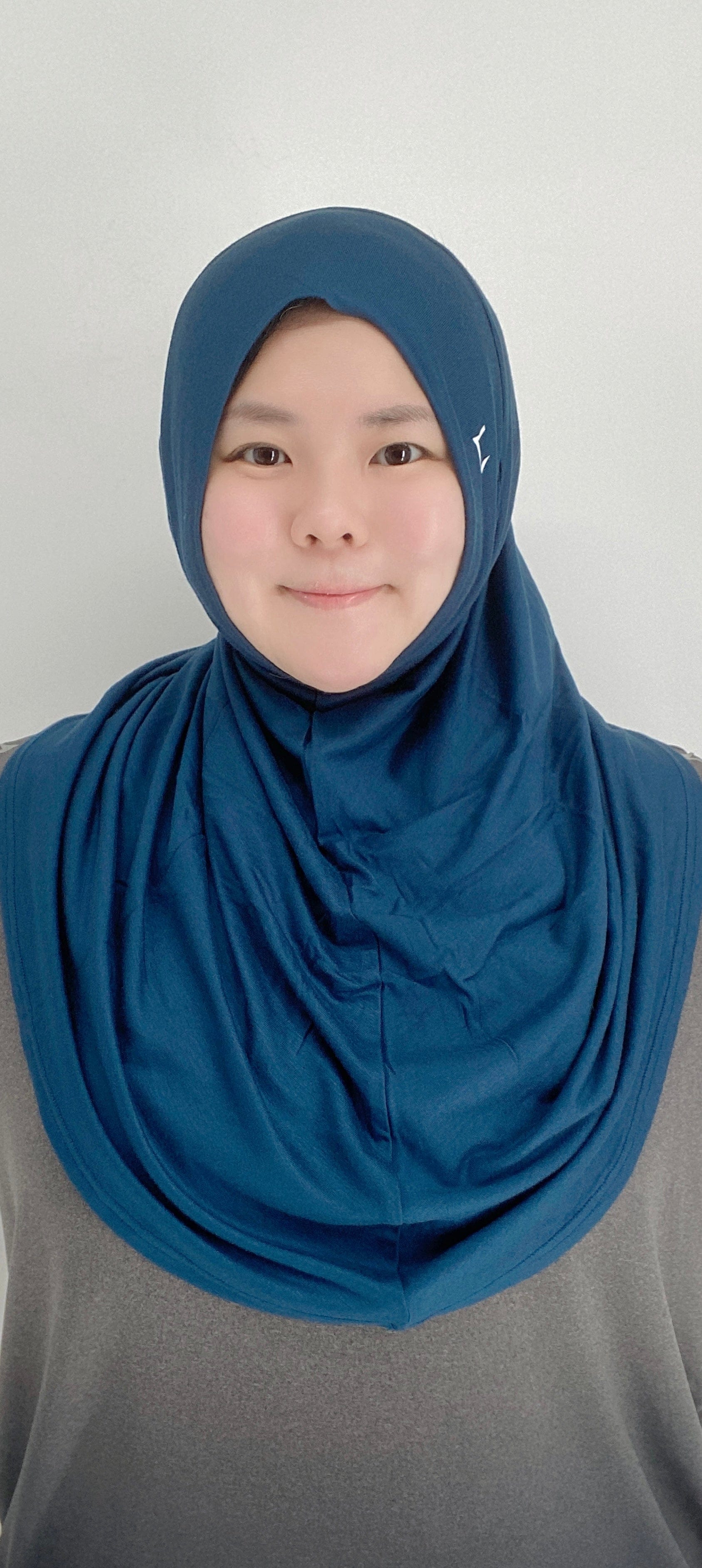 Active hijab with ear opening