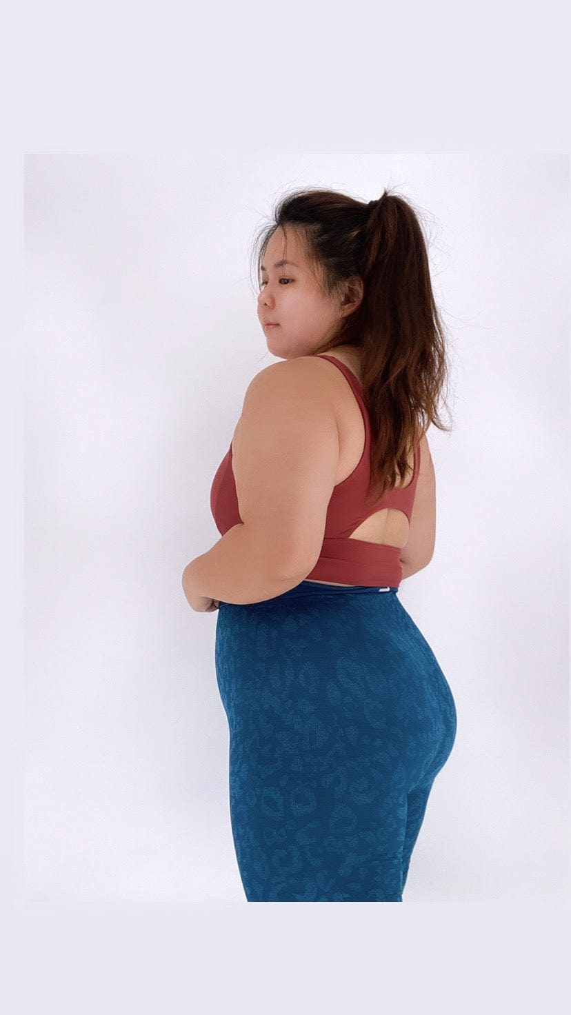 Everyday hollow back longline bra