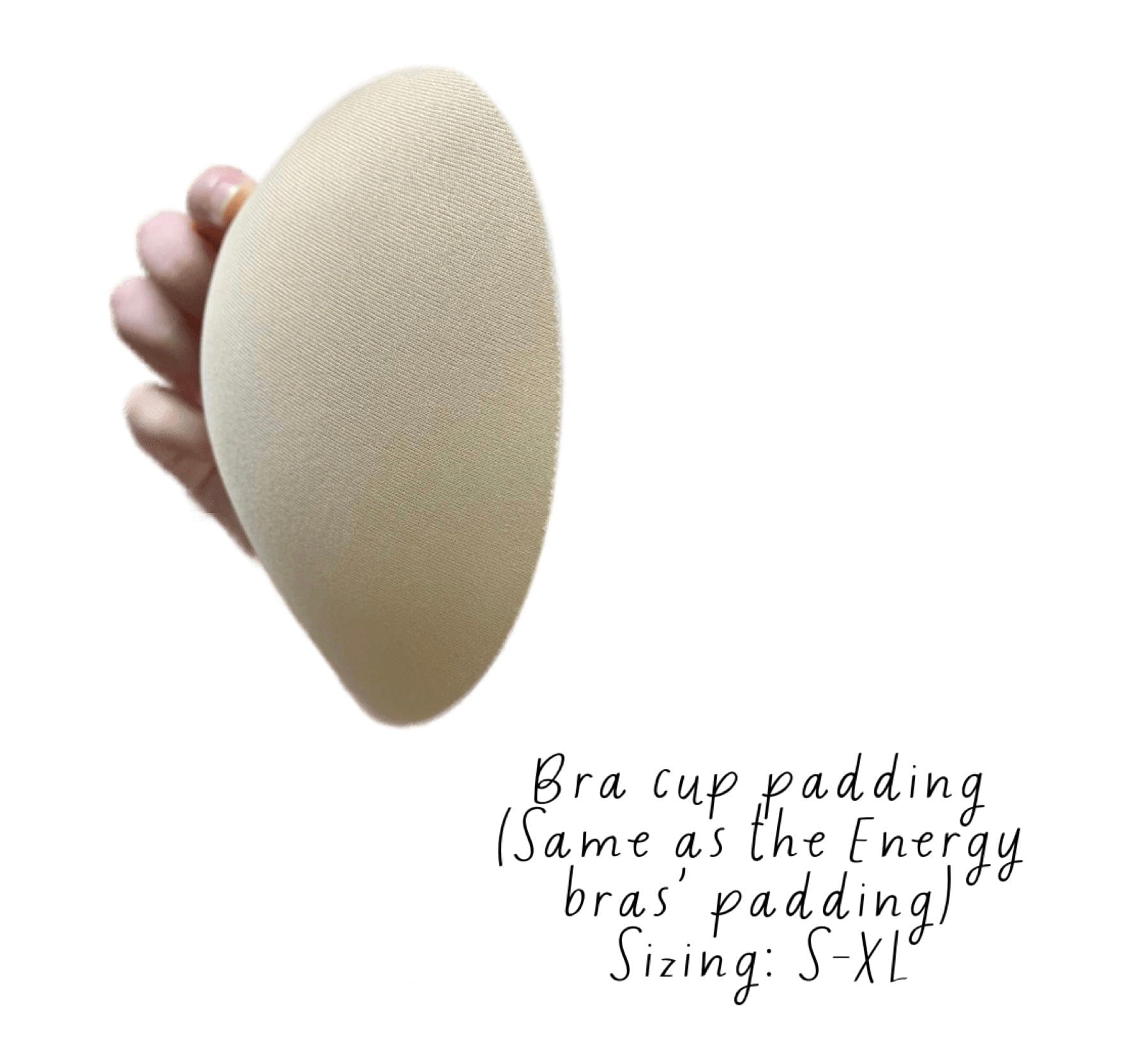 Bra cup padding / Bra inserts (same as Energy bra series)