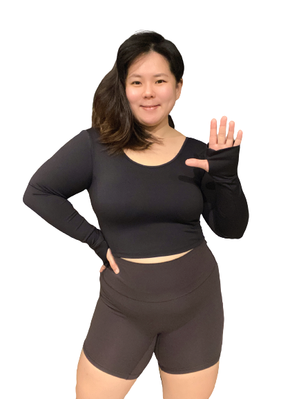 Everyday padded yoga long sleeves (built in padding)
