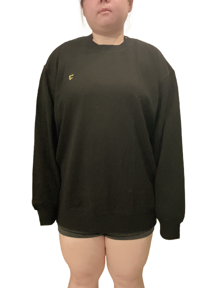 Elite sweatshirt & drop shoulder tshirt (embroidered logo, premium fabric)
